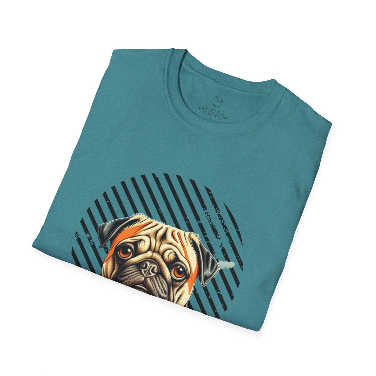 Pure Love Pug T-Shirt - Unisex Softstyle Tee