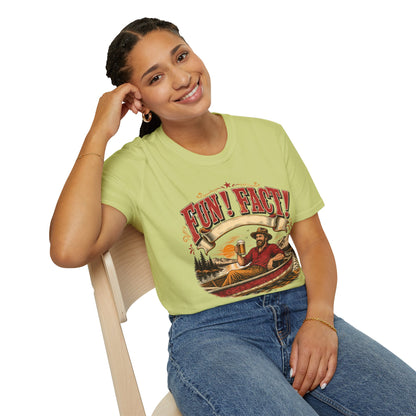 Fun! Fact! T-Shirt — Vintage Beer Drinker Graphic Tee