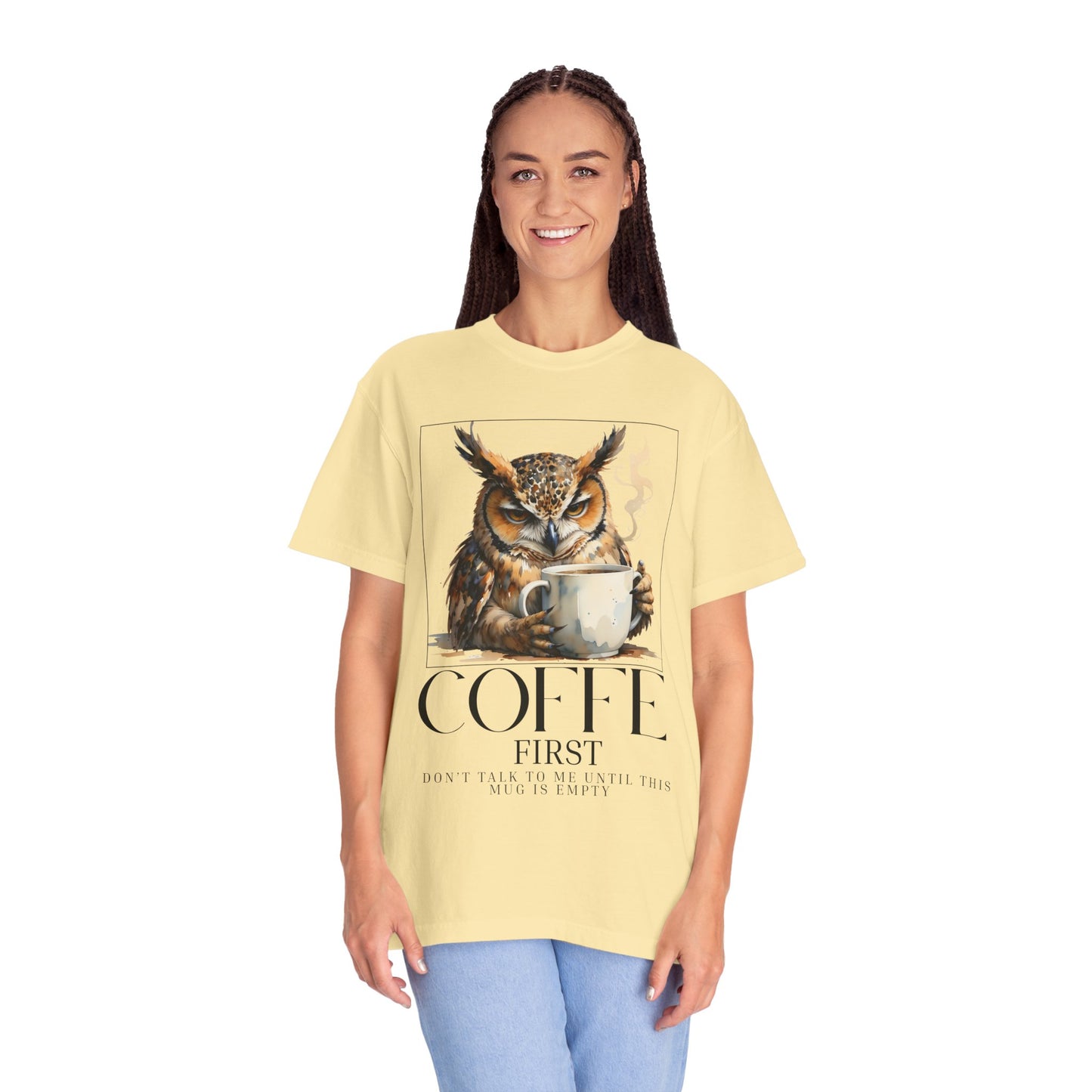 Coffee First Owl T-Shirt