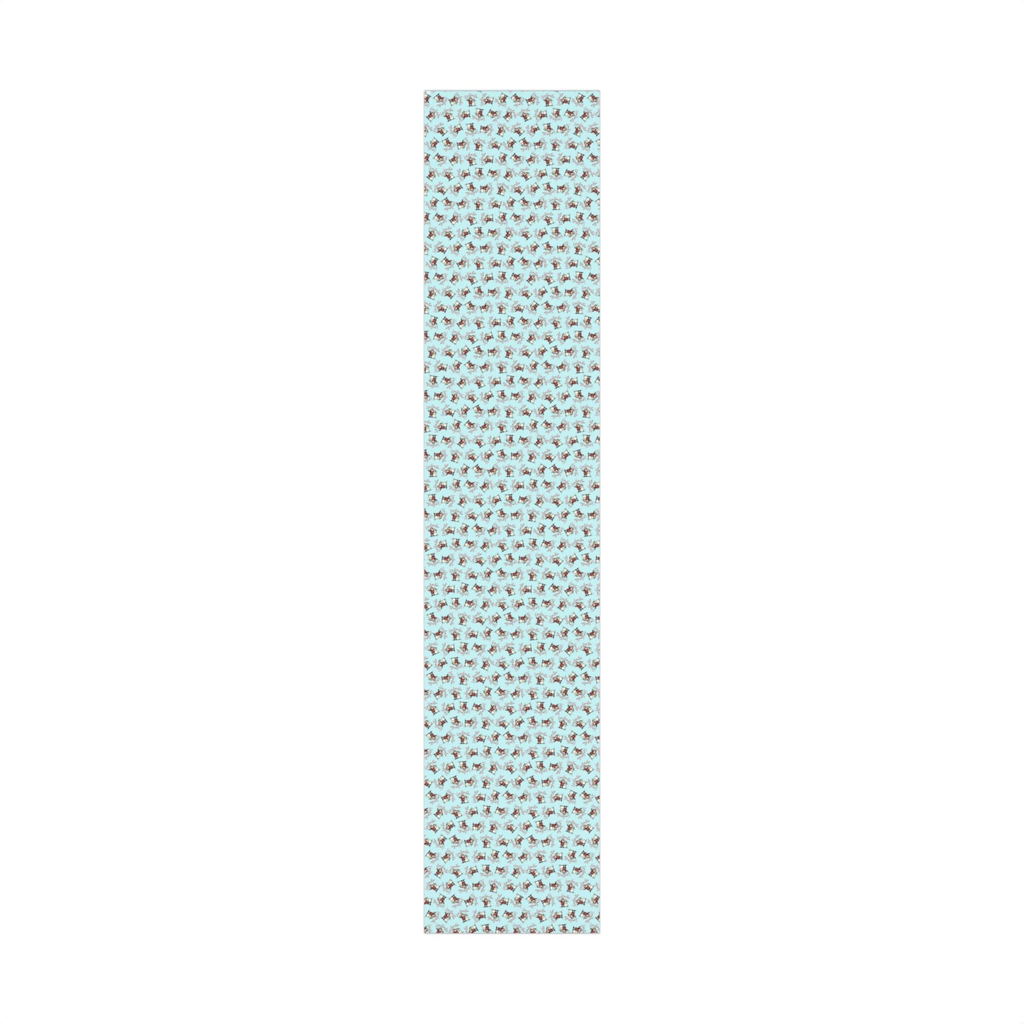 Christmas Snowman Gift Wrap Paper – Light Blue Holiday Wrapping Sheets