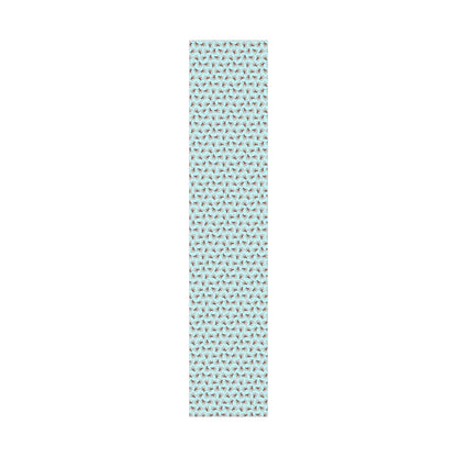 Christmas Snowman Gift Wrap Paper – Light Blue Holiday Wrapping Sheets