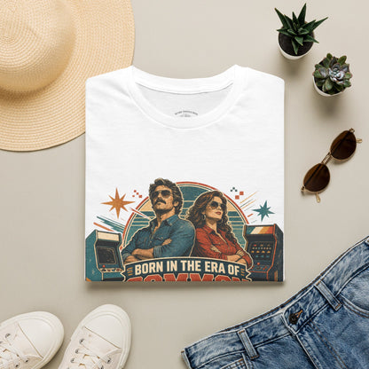 Born in the Era of Common Sense T-Shirt — Retro 70s Vintage Political Graphic Tee