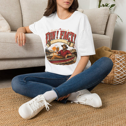 Fun! Fact! T-Shirt — Vintage Beer Drinker Graphic Tee
