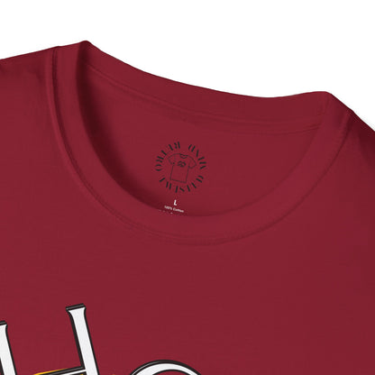 Hello Skull Graphic Unisex Softstyle T-Shirt - Edgy Streetwear Tee,scull