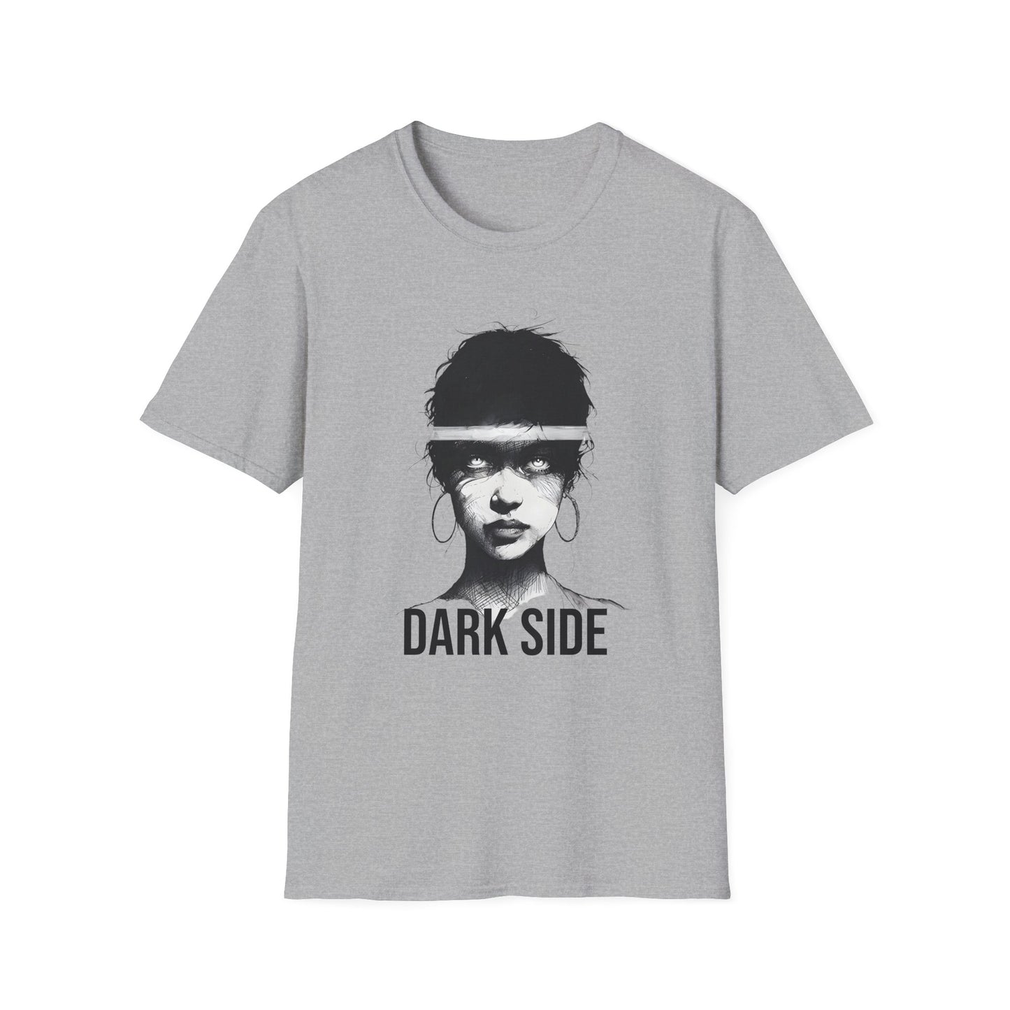 Dark Side Graphic Unisex T-Shirt - Cool Casual Wear, Perfect for Gifting, Music Lovers, or Special Occasions