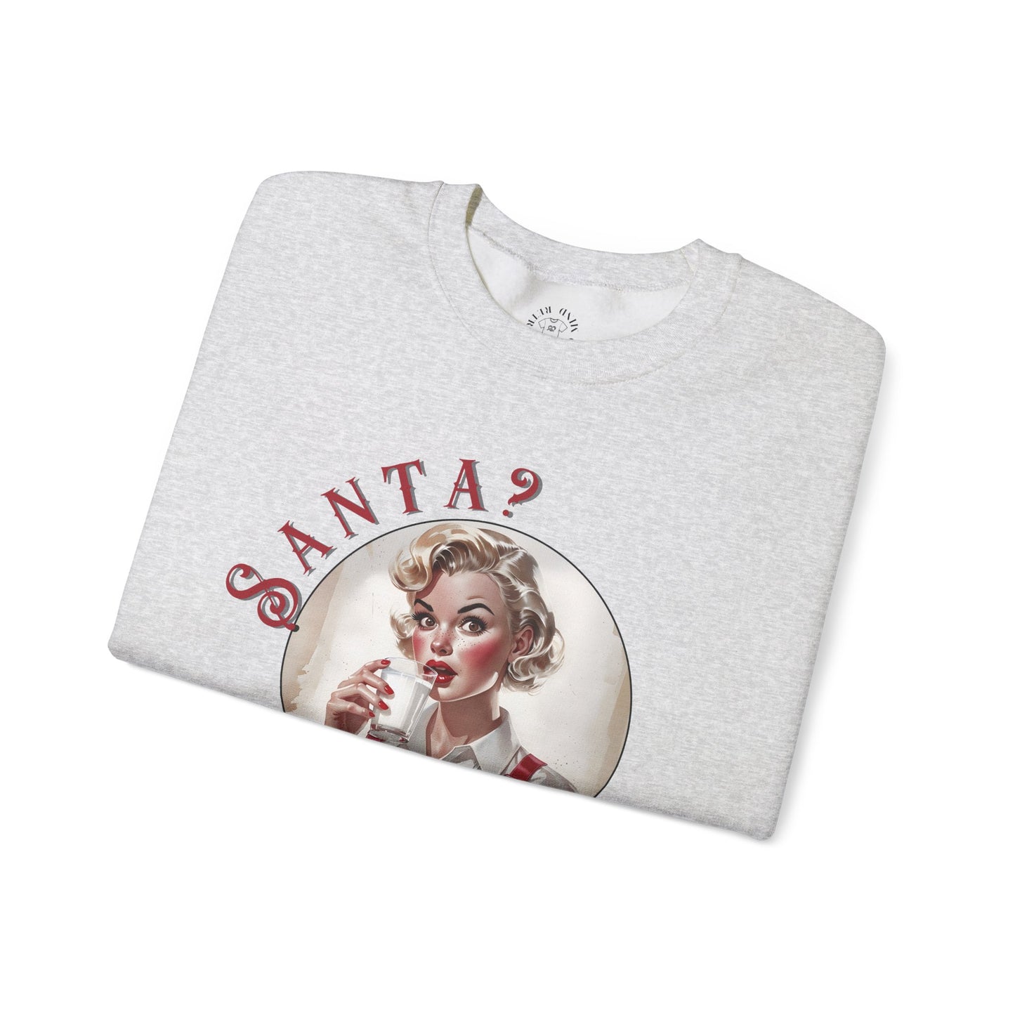 Funny Cookie Lover Sweatshirt - Retro Design - Santa? Christmas