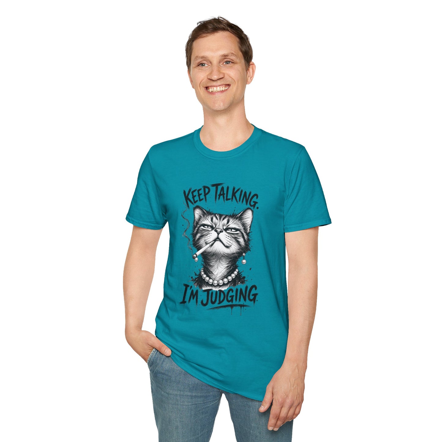 Keep Talking, I'm Judging Cat T-Shirt