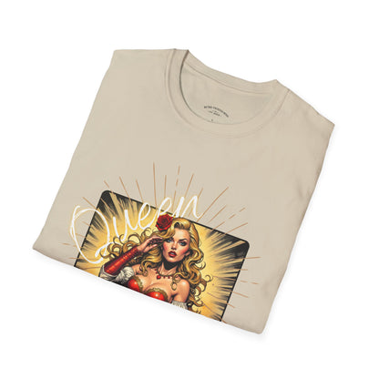 Empowered Women Unisex Softstyle T-Shirt - Bold & Confident Design, queen. girl