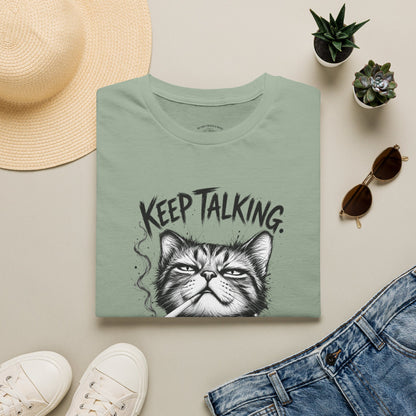Keep Talking, I'm Judging Cat T-Shirt
