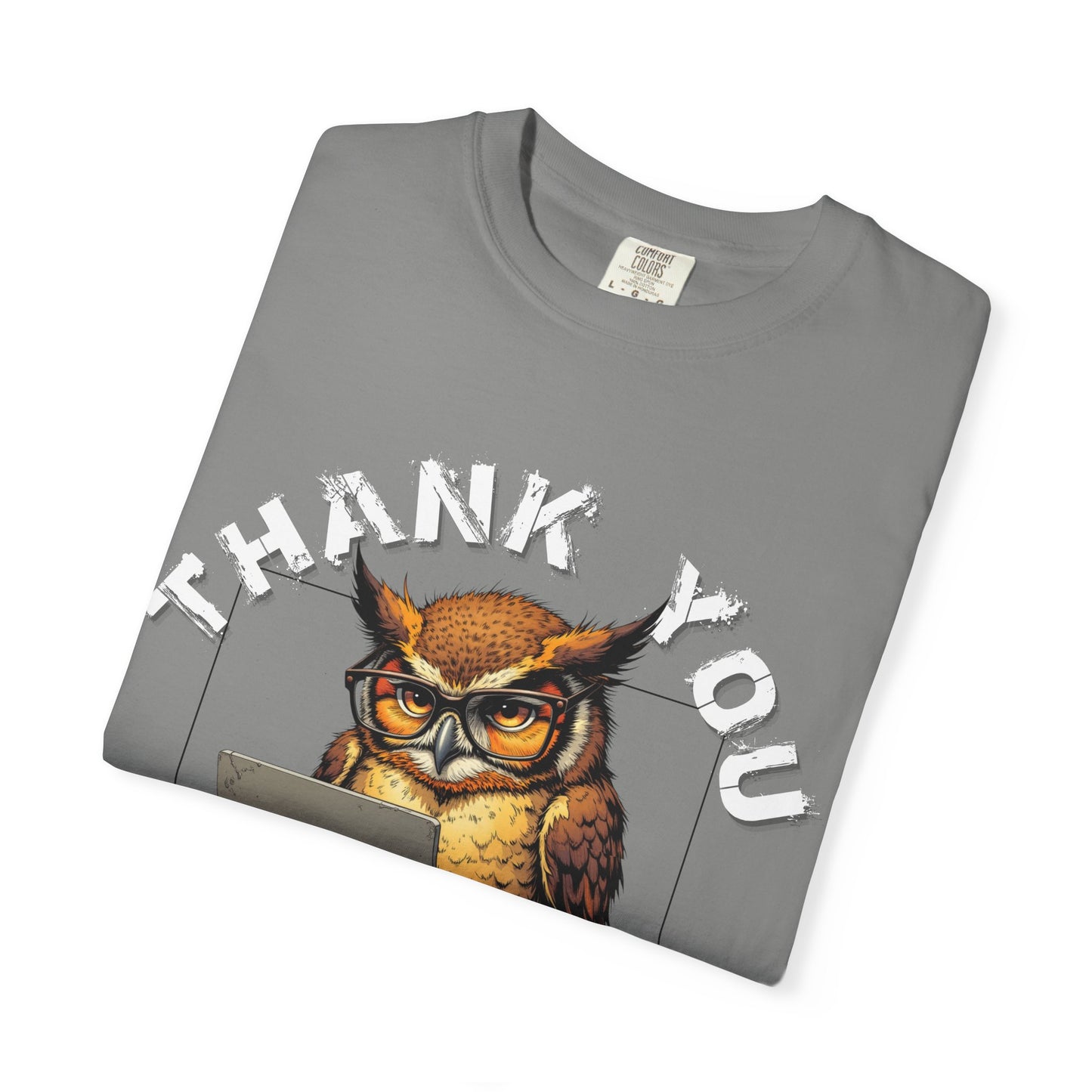 Owl 'Thank You, Not Interested' Graphic T-Shirt