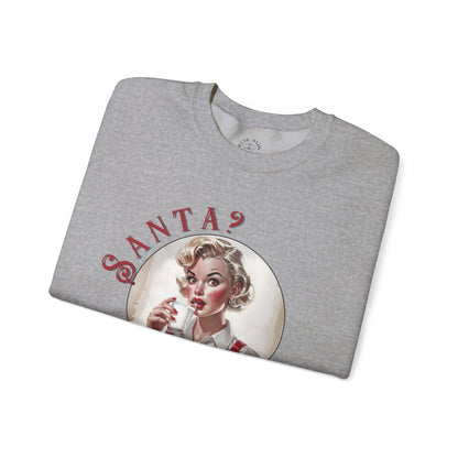 Funny Cookie Lover Sweatshirt - Retro Design - Santa? Christmas