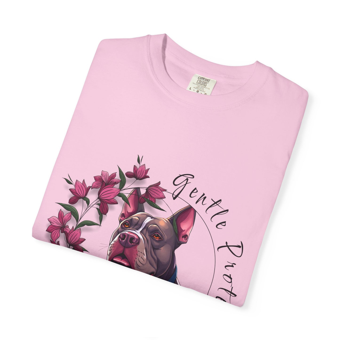 Gentle Protector Dog T-Shirt, Animal Lover Gift, Pet Memorial Tee, Casual Wear, Gift for Dog Owners, Nature T-Shirt