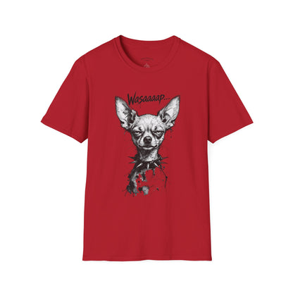 Chihuahua 'Wasaaaap' Graphic T-Shirt — Funny Dog Tee for Pet Lovers