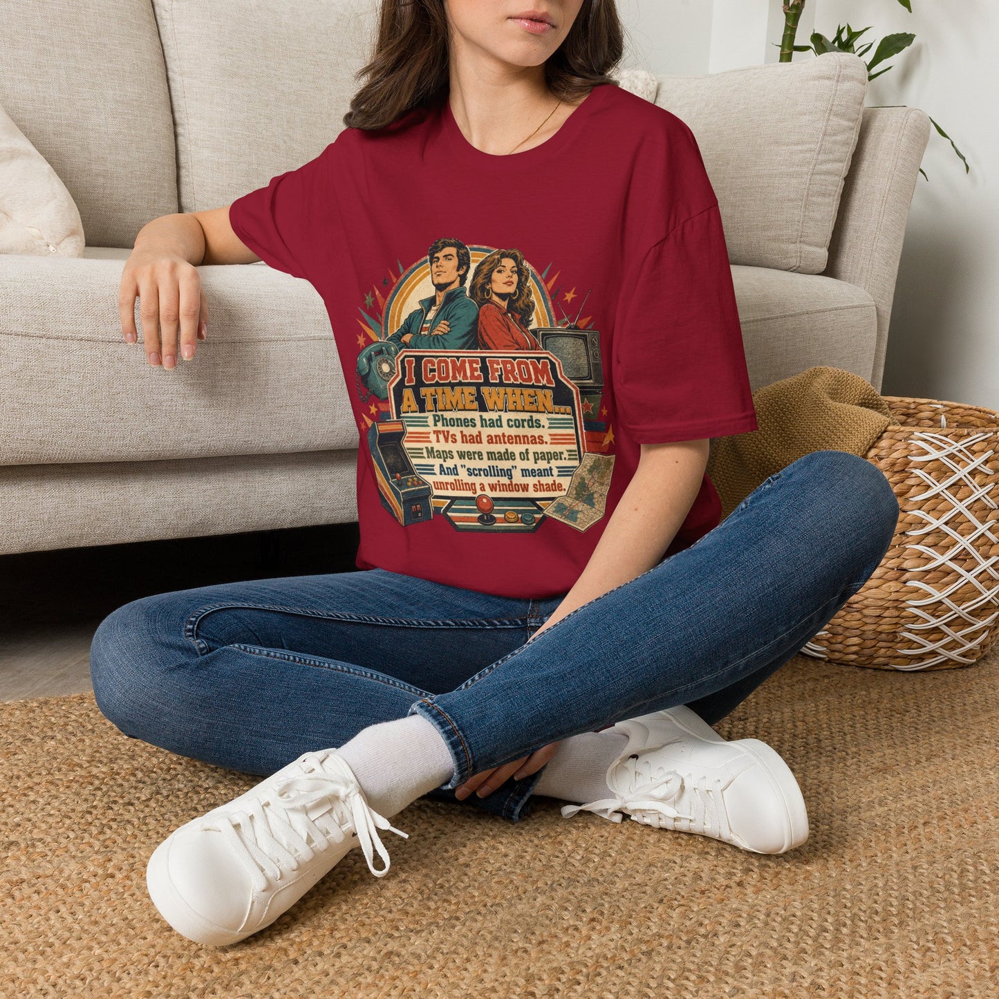 Vintage Road Trip T-Shirt — "I Come From A Time When" Retro Couple Graphic