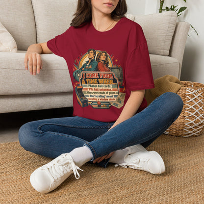 Vintage Road Trip T-Shirt — "I Come From A Time When" Retro Couple Graphic