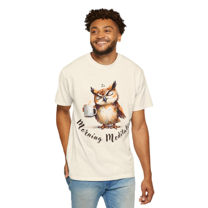 Morning Meditation Owl T-Shirt