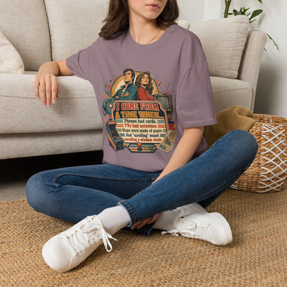 Vintage Road Trip T-Shirt — "I Come From A Time When" Retro Couple Graphic