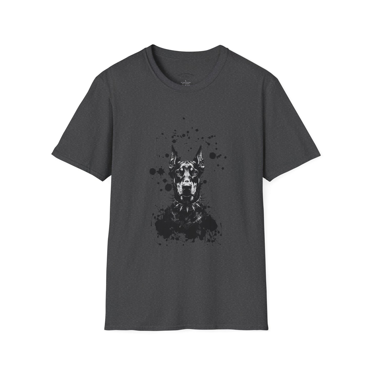 Doberman Ink Splatter T-Shirt