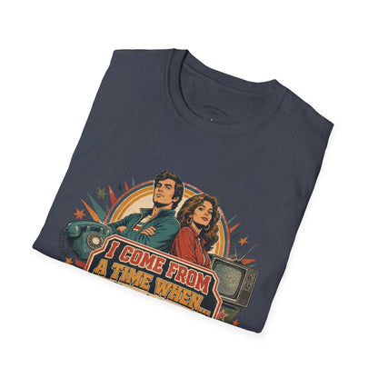 Vintage Road Trip T-Shirt — "I Come From A Time When" Retro Couple Graphic