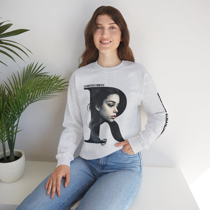 Letter R, Stylish Artistic Sweatshirt, Trendy Crewneck, Graphic Sweater, Cozy Unisex Top, Unique Gift for Art Lovers, Everyday Comfort