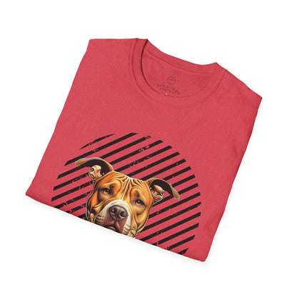 Pure Love Unisex Softstyle T-Shirt - Pitbull Design
