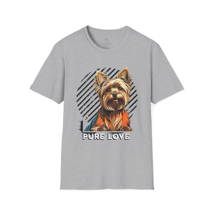 Pure Love Yorkie Unisex Softstyle T-Shirt