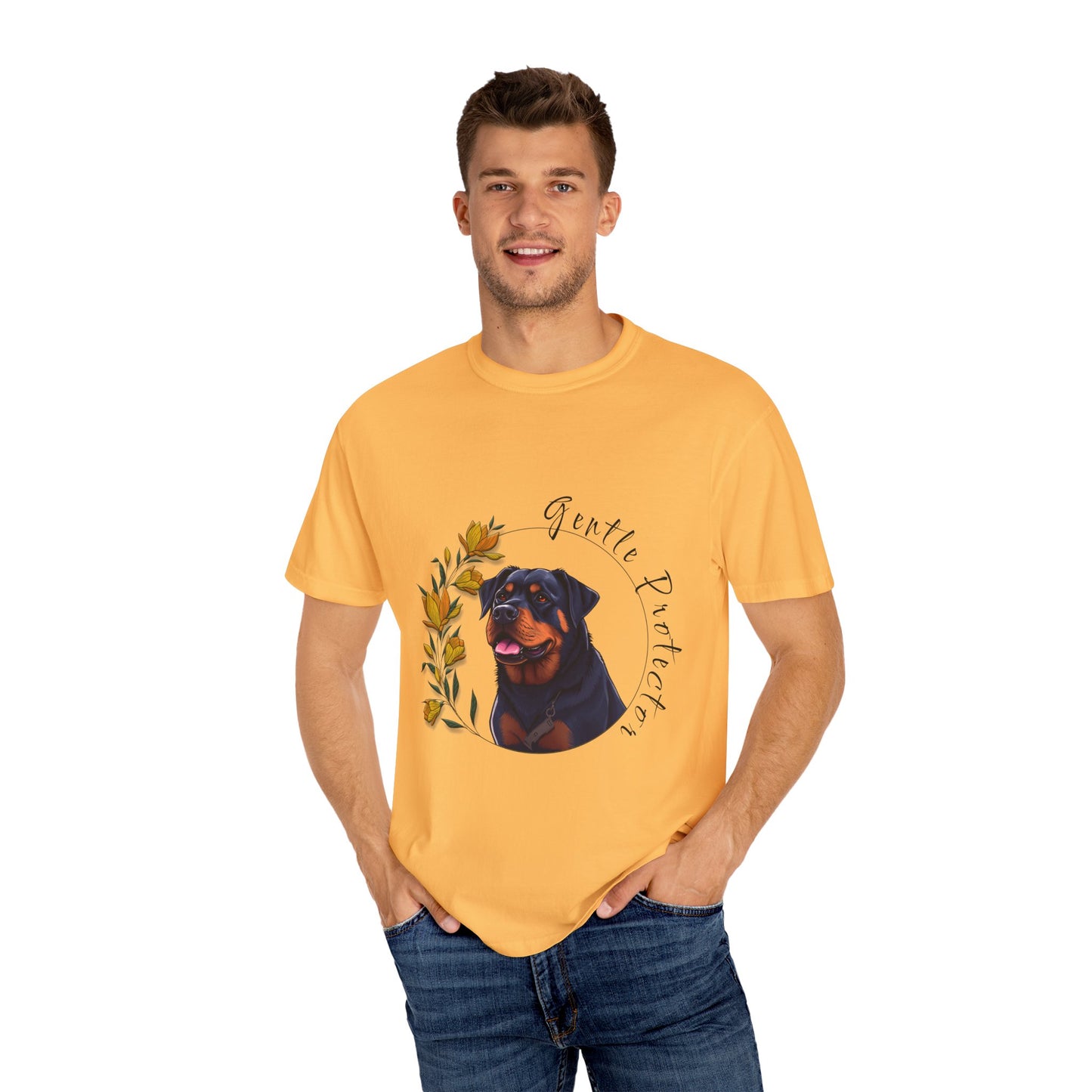 Gentle Protector Unisex Garment-Dyed T-Shirt - Dog Lover Apparel
