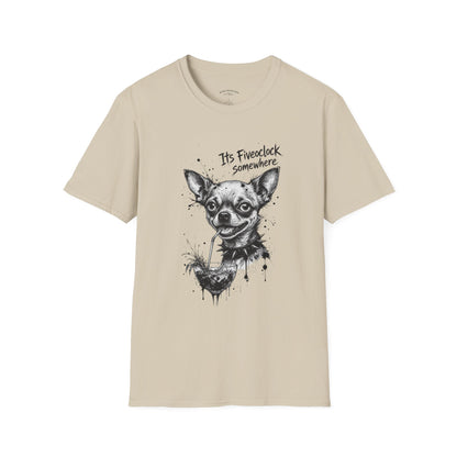 Chihuahua 'It's Five O'Clock Somewhere' T-Shirt