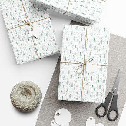 Gingerbread Men Gift Wrap Paper — Holiday Wrapping Sheets for Christmas & Winter Celebrations