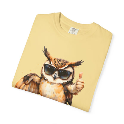 “I’m OK” Owl T-Shirt — Cute Thumbs-Up Owl Graphic Tee