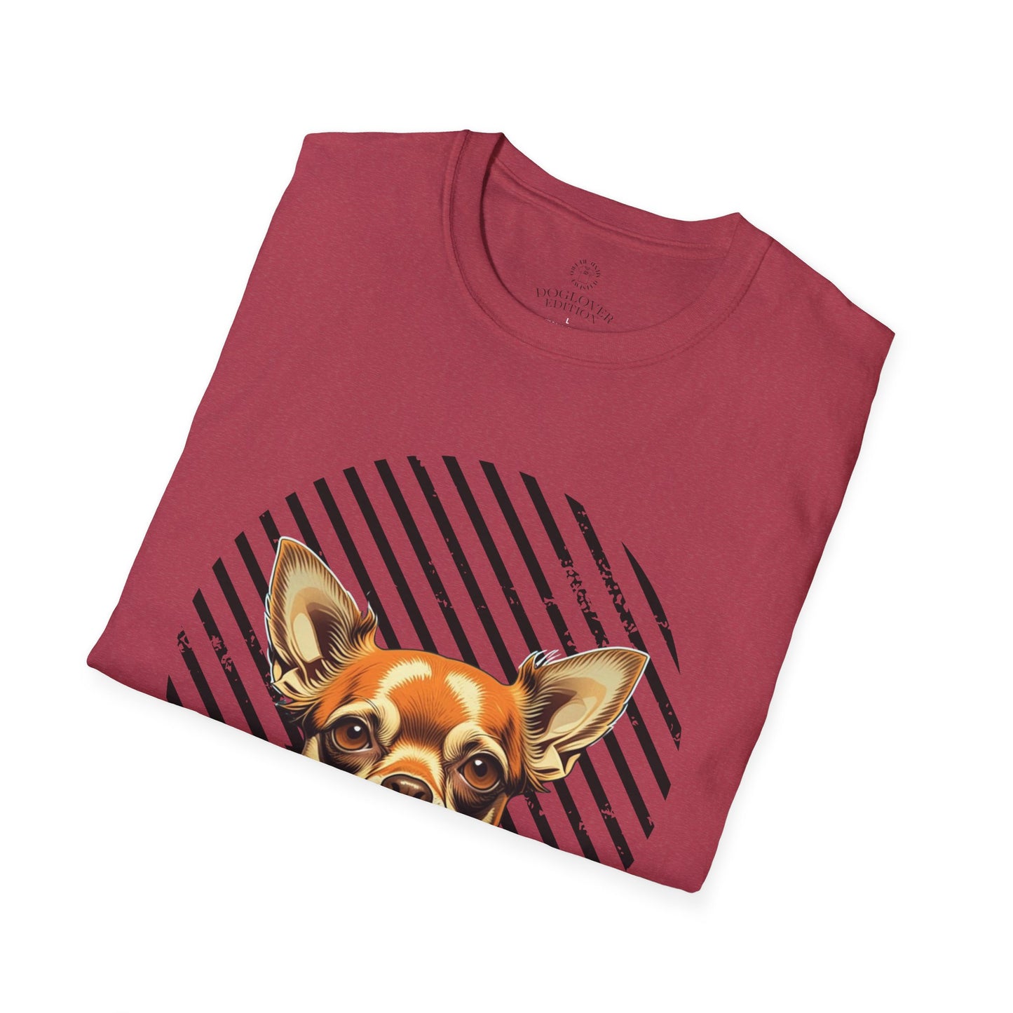Dog Lover's Pure Love Unisex T-Shirt | Vibrant Orange Dog Design
