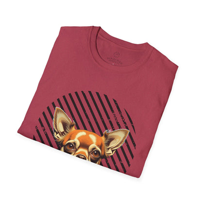 Dog Lover's Pure Love Unisex T-Shirt | Vibrant Orange Dog Design