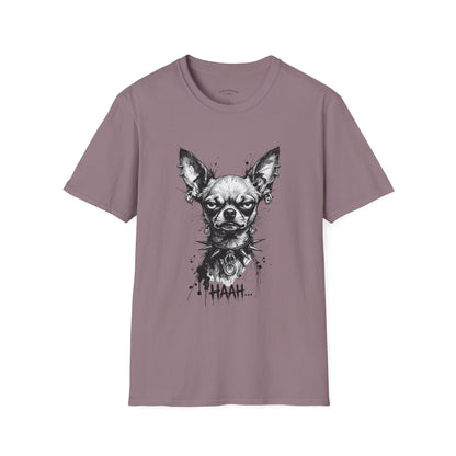 Chihuahua Portrait T‑Shirt — Expressive Black & White Dog Art Tee