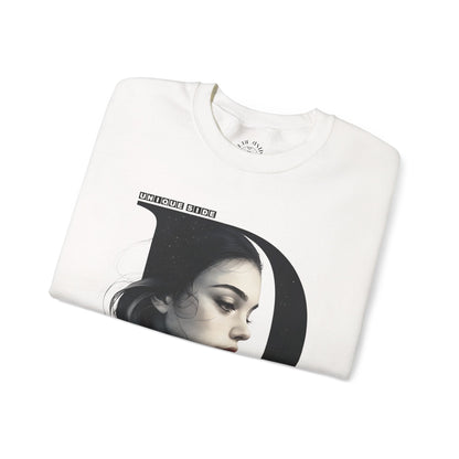 Letter D,Stylish Artistic Sweatshirt, Trendy Crewneck, Graphic Sweater, Cozy Unisex Top, Unique Gift for Art Lovers, Everyday Comfort