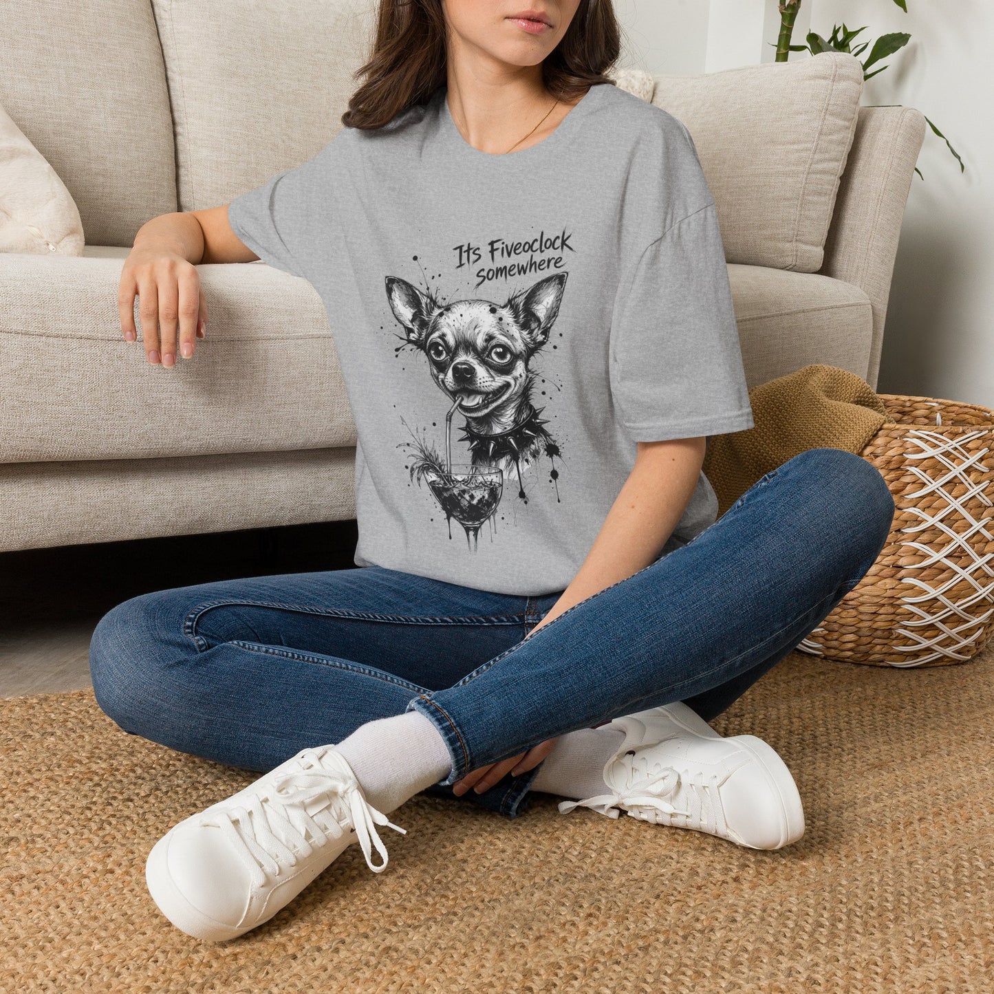 Chihuahua 'It's Five O'Clock Somewhere' T-Shirt