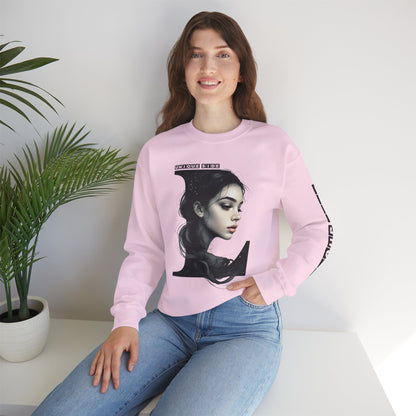 Letter L, Stylish Artistic Sweatshirt, Trendy Crewneck, Graphic Sweater, Cozy Unisex Top, Unique Gift for Art Lovers, Everyday Comfort