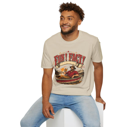 Fun! Fact! T-Shirt — Vintage Beer Drinker Graphic Tee