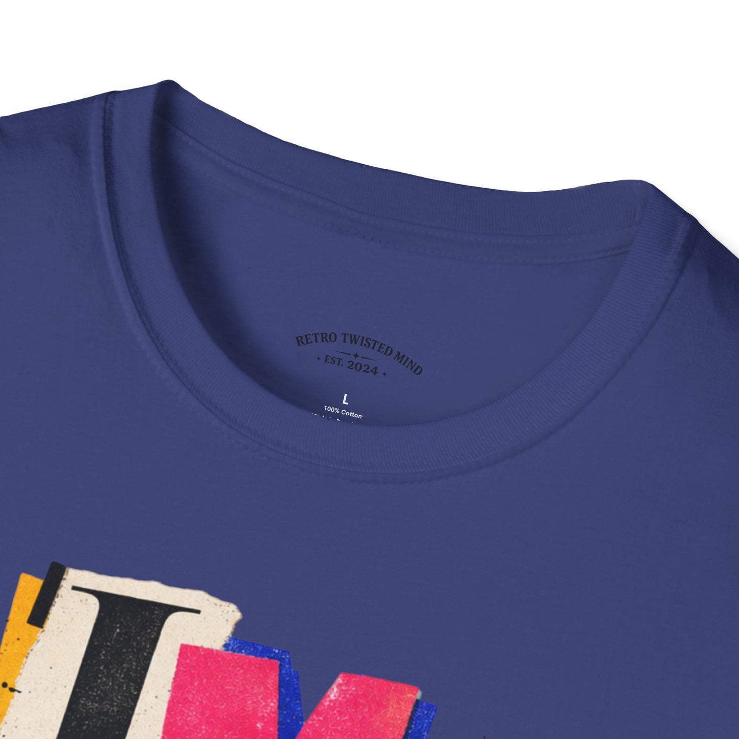 T-Shirt — "I'M FINE, THANK YOU" Retro Collage Graphic Tee