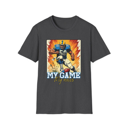 My Game My Rules Unisex Softstyle T-Shirt - Perfect for Sports Fans.sport