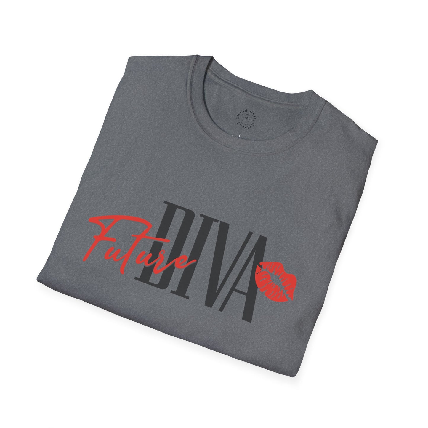 Future Diva Unisex Softstyle T-Shirt | Stylish Casual Tee for Empowered Women | Perfect for Gifts and Celebrations.twisted