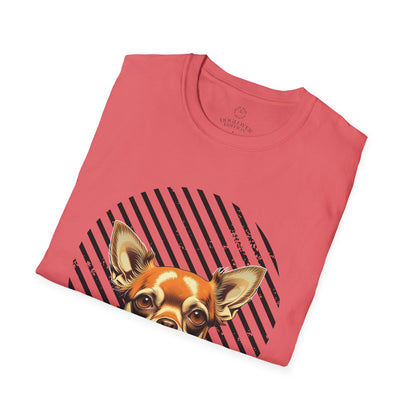 Dog Lover's Pure Love Unisex T-Shirt | Vibrant Orange Dog Design