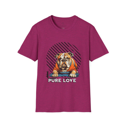 Pure Love Bulldog Unisex Softstyle T-Shirt