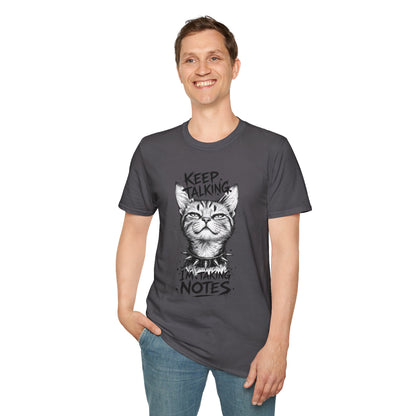Keep Talking I'm Taking Notes Cat T‑Shirt