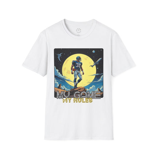 Men's Graphic T-Shirt - 'My Game My Rules' ,football, sport ,