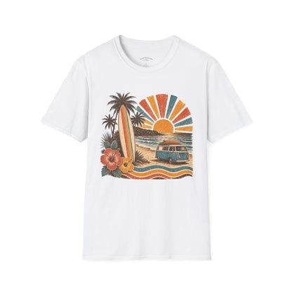 Retro Surf Sunset T-Shirt