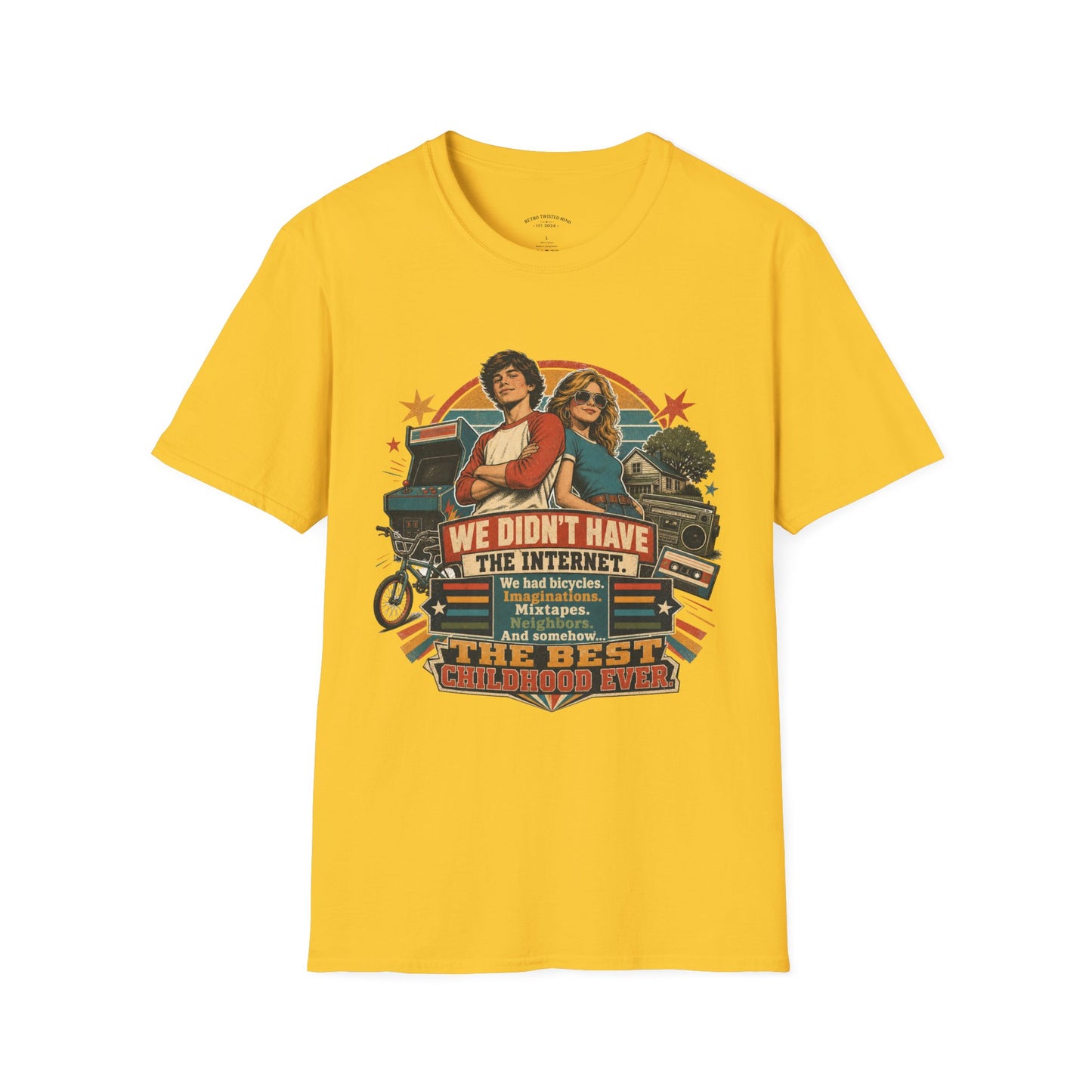 Retro Stranger Things 'We Didn't Have The Internet' T-Shirt