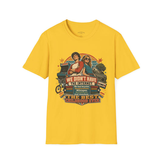 Retro Stranger Things 'We Didn't Have The Internet' T-Shirt