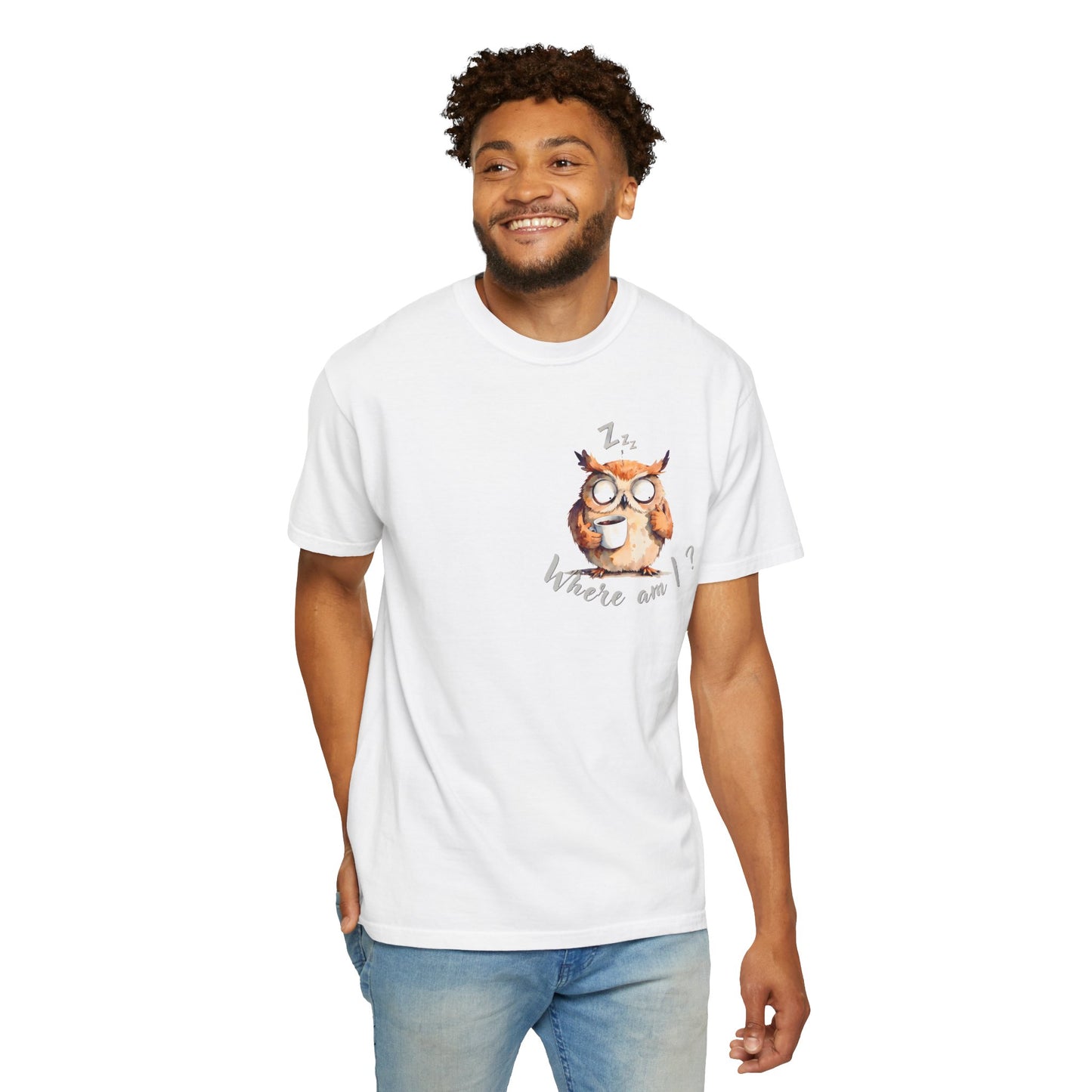 Where Am I? Owl Graphic T-Shirt