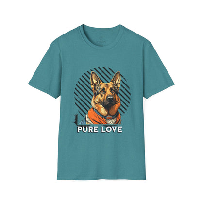 Pure Love Dog Art Unisex T-Shirt - Perfect Gift for Dog Lovers