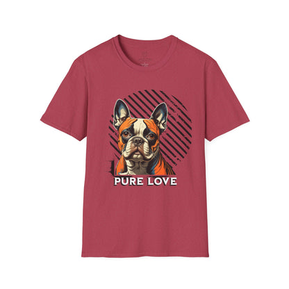 Pure Love French Bulldog Unisex Softstyle T-Shirt